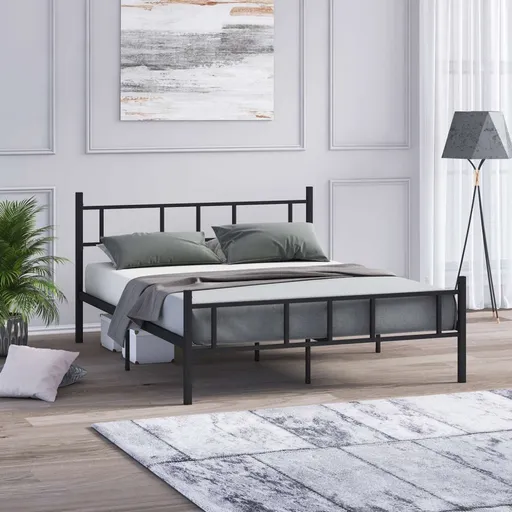 Rám dvoulůžkové postele Akın - Black 140x200