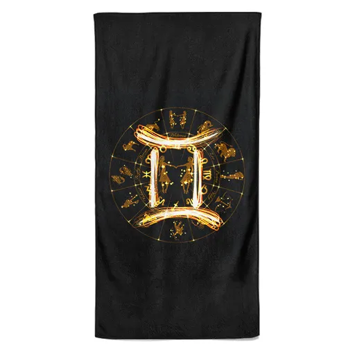 Osuška Symbol Znamení Blíženci (22.5. - 21.6.) (Velikost osušky: 100x170cm)