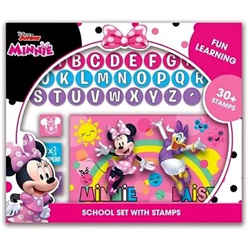 Školní set s razítky Minnie