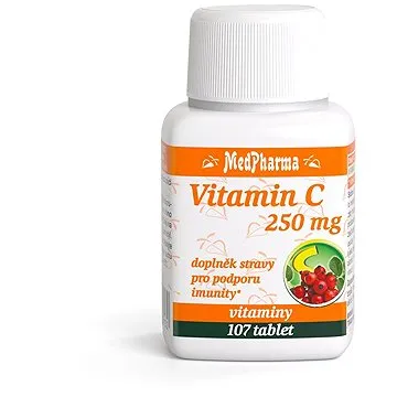 MedPharma Vitamin C 250 mg - 107 tbl. (8594045476132)