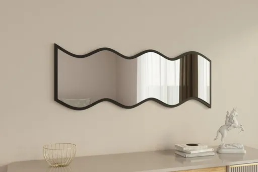 Zrcadlo Safi - White, Black