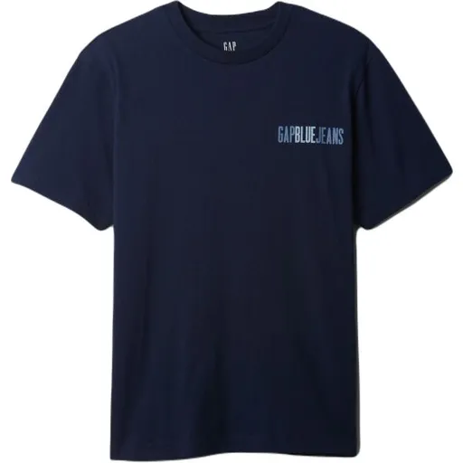 GAP CIRCLE Pánské tričko, tmavě modrá, velikost