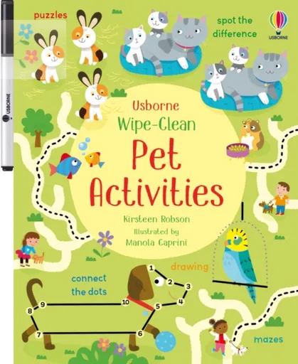 Wipe-Clean Pet Activities - Kirsteen Robson