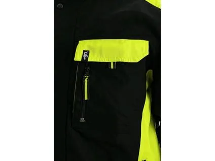 Blůza CXS SIRIUS BRIGHTON, černo-žlutá, vel.62