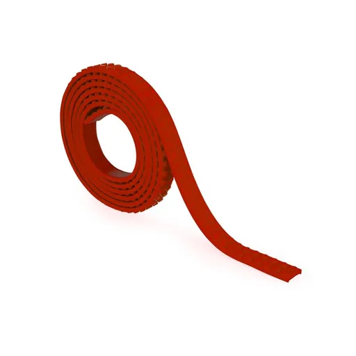 Mayka stavebnicová páska střední 2m červená