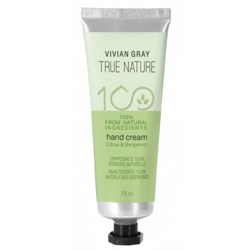 Vivian Gray Krém na ruce True Nature Citrus & Bergamot (Hand Cream) 75 ml