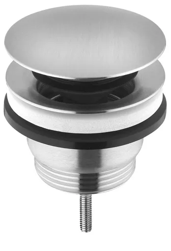 SAPHO MINIMAL umyvadlová výpust 5/4“, click-clack, velká krytka, nerez mat MI059
