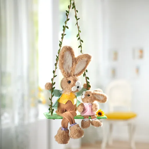 Zajíčci na houpačce