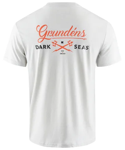 Grundéns tričko dark seas x grundens common bond ss t-shirt oyster - xxl