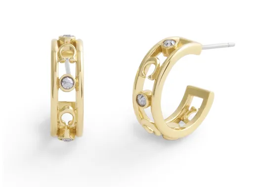 Coach Fashion půlkruhové náušnice pro ženy 37506215GLD710