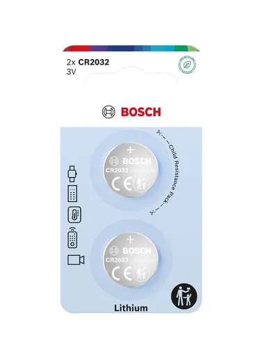 Bosch Lithium Coin CR2032 baterie 2 ks