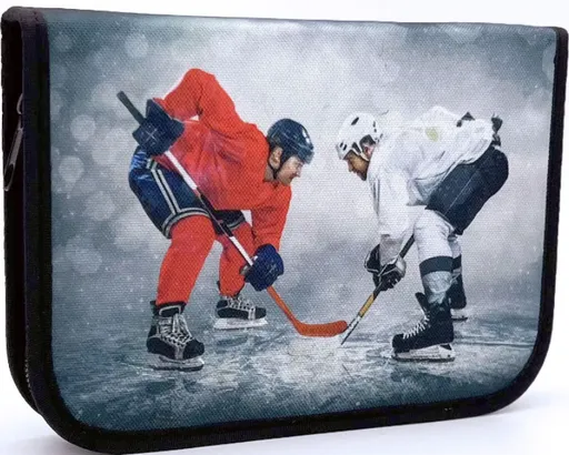 Prázdný penál Lední hokej, 2 chlopně