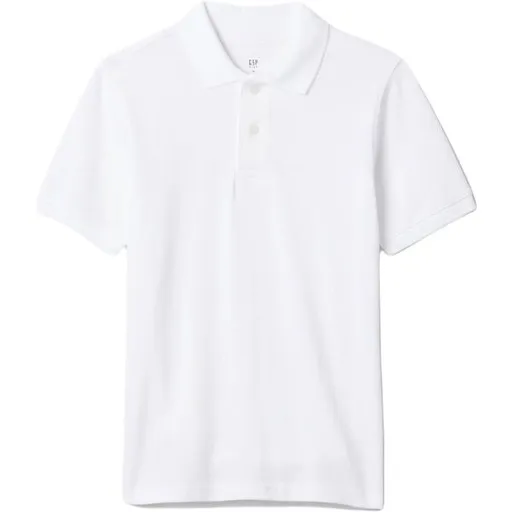 GAP PIQUE Chlapecké tričko, bílá, velikost