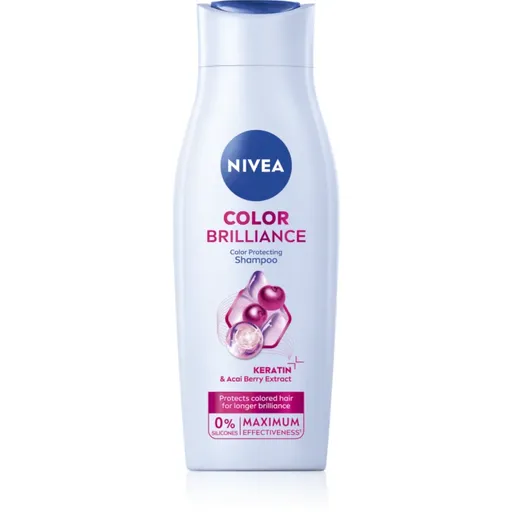 NIVEA Color Brilliance pečující šampon pro barvené vlasy 400 ml