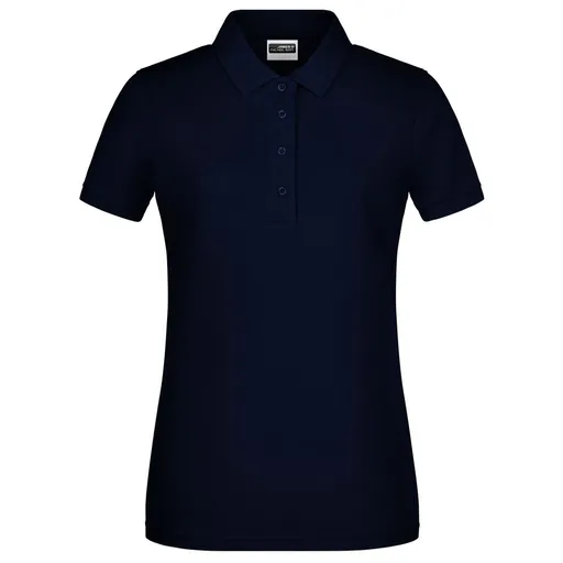 James & Nicholson (Daiber) Dámská polokošile z biobavlny 8009 - Tmavě modrá | L