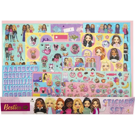 Mega sada samolepek Besties 300 ks