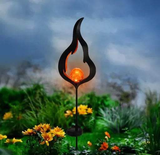 Haushalt international Solární zahradní zápich Plamen