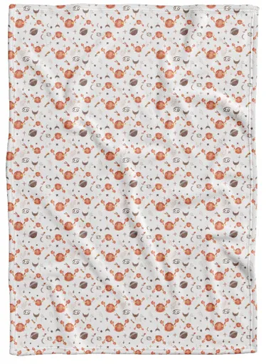 Deka Znamení watercolor Rak (22.6. - 22.7.) (Podšití beránkem: NE)