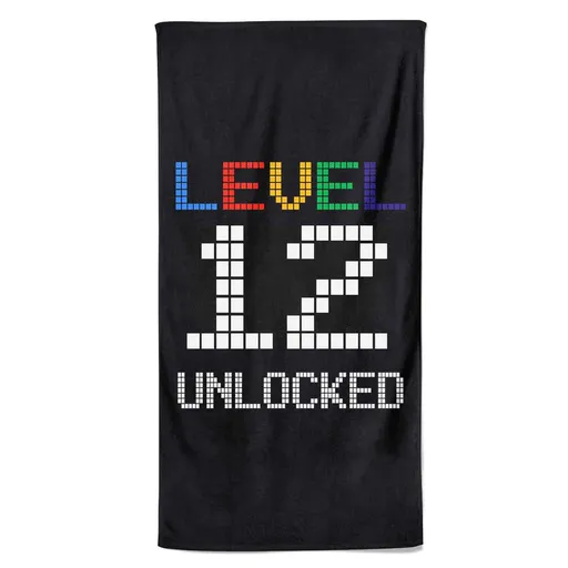 Osuška Level Unlocked (věk: 12, Velikost osušky: 100x170cm)