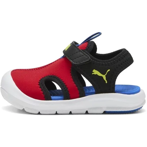 Puma FUN RACER SANDAL V INF Dětské sandále, červená, velikost 27