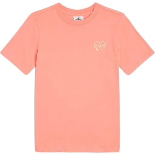 O'Neill SCRIPT Dívčí tričko, lososová, velikost
