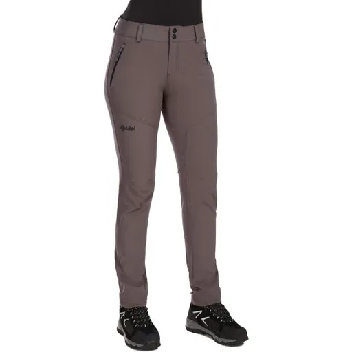 KILPI LAGO Dámské outdoorové kalhoty, tmavě zelená, velikost