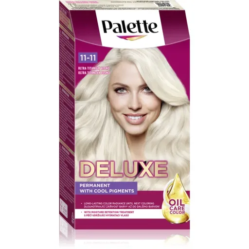 Schwarzkopf Palette Deluxe permanentní barva na vlasy odstín 11-11 Ultra Titanový 1 ks