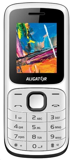 Aligator D210 Dual SIM, bílo-černý