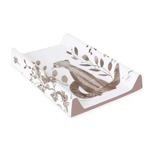 CEBA BABY Podložka přebalovací 2-hranná s pevnou deskou (50x70) Basic Clever Otter