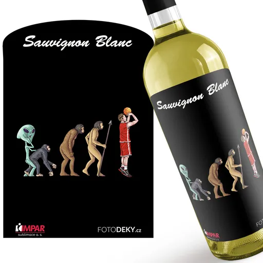 Víno Evoluce basketbalu (Druh Vína: Bílé víno)