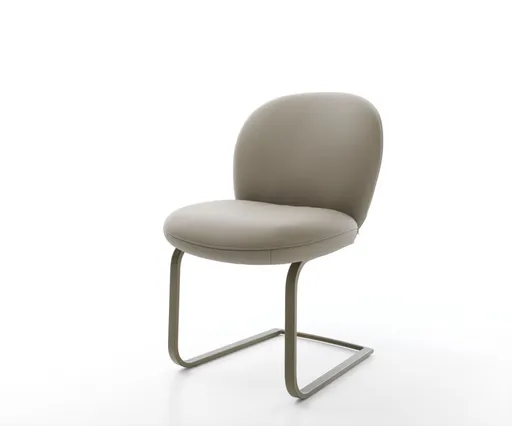 Jídelní židle Nube-Flex konzolová podnož plochá titanová pravá