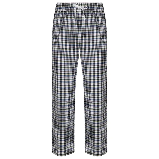 SF (Skinnifit) Pánské flanelové pyžamové kalhoty - Vícebarevná | 2XL