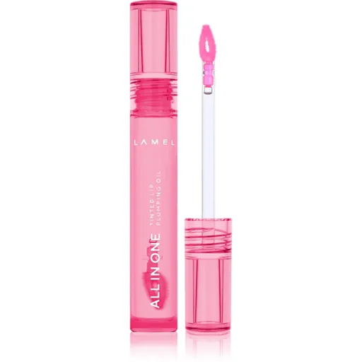 LAMEL All in One Lip Tinted Plumping Oil tónovací olej na rty pro zvětšení objemu № 403 Watermelon 3 ml