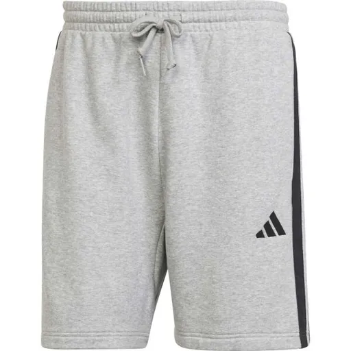 adidas ESSENTIALS 3-STRIPES SHORTS Pánské kraťasy, šedá, velikost XXL