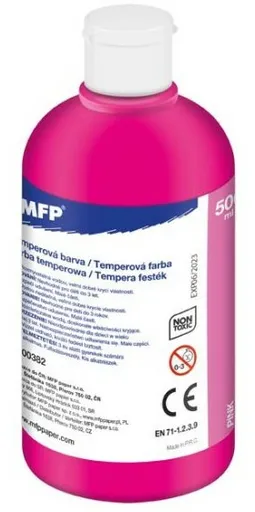 Temperové barvy 500ml růžová