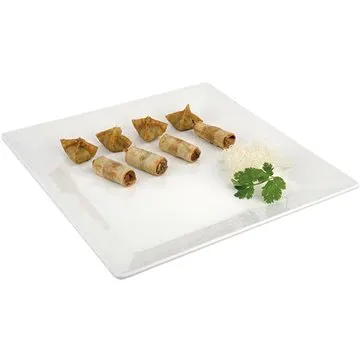 APS Servírovací tác čtverec melamin 37 cm bílý (14686)