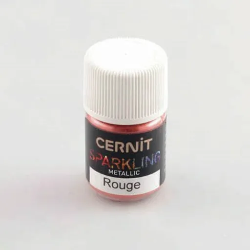 Efektový prášek Cernit 3g – Metallic Red