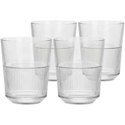 Atmós Fera Sada sklenic s vroubky Old 320 ml, 4 ks