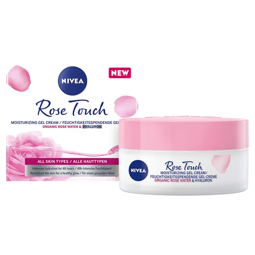 Nivea Hydratační denní gel-krém Rose Touch (Moisturizing Gel-Cream) 50 ml