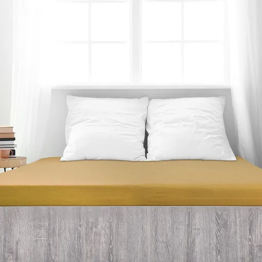 4Home froté prostěradlo Ideál hořčicová, 60 x 120 cm