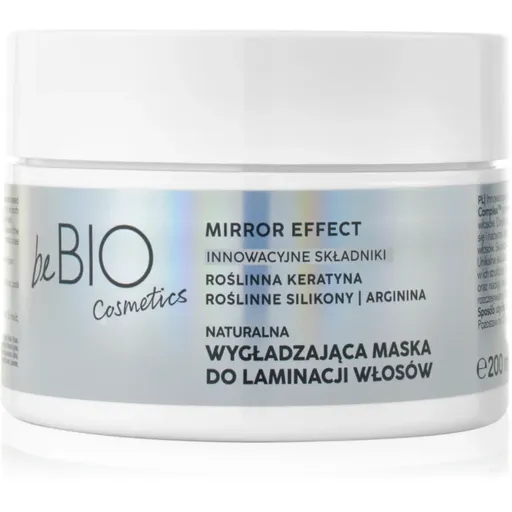 beBIO Baby Hair Complex Mirror Effect vyhlazující maska pro nepoddajné vlasy 200 ml