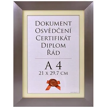 TRADAG Fotorámeček 21 × 29,7 cm, stříbrný (0800_0028)