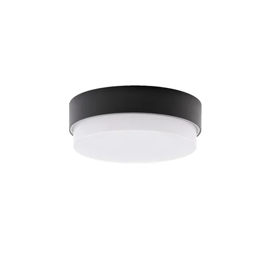 OSMONT TRI57772 TRITON 1 stropní/nástěnné průmyslové plastové svítidlo černá / bílá IP65 4000 K 13W LED DALI