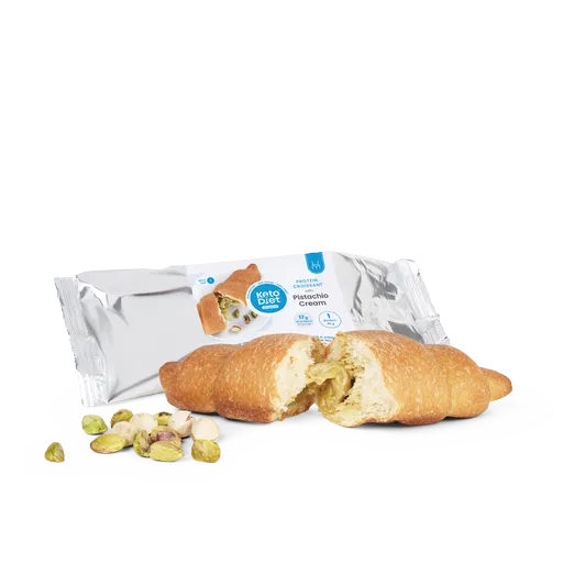 KetoDiet Proteinový croissant s pistáciovou náplní (1ks - 1 porce)