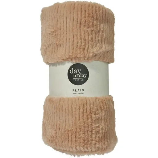 Deka Stripy sv. hnědá, 150 x 120 cm