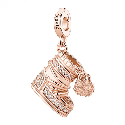 Rosato Pozlacený přívěsek Bota s čirými zirkony Storie RZ259