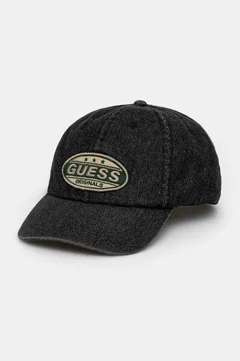Džínová baseballová čepice Guess Originals VINTAGE
