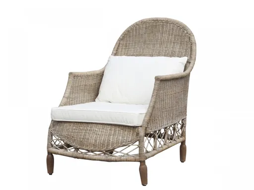 Přírodní ratanové křeslo Old French chair - 76*110*100 cm  Chic Antique