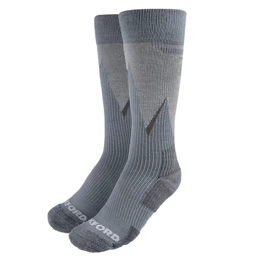 Kompresní ponožky z merino vlny Oxford Merino Oxsocks šedé šedá S (37-39)