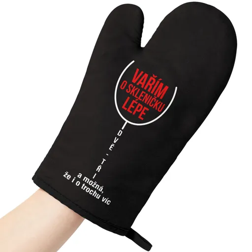 Kuchyňská chňapka O skleničku líp